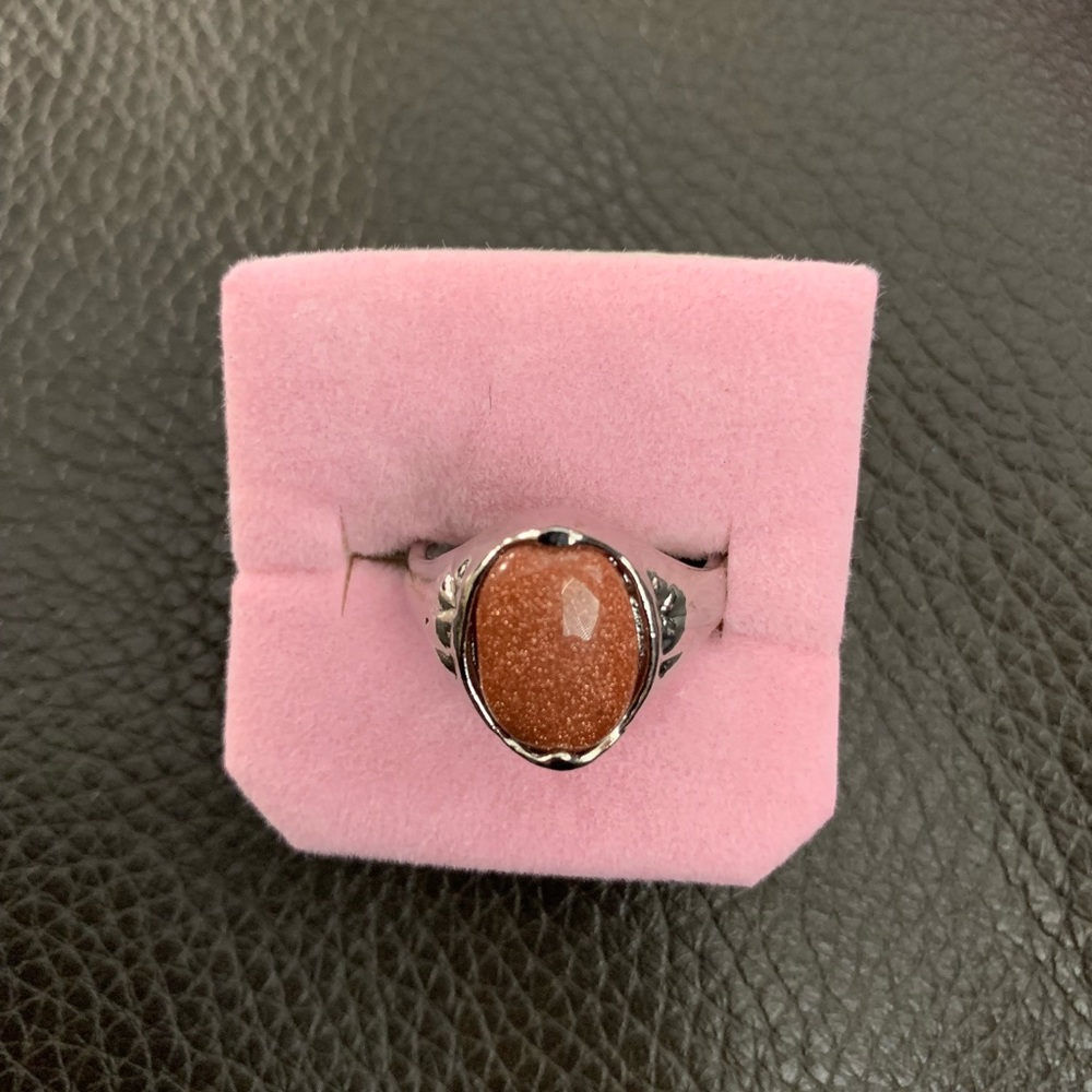 Silver plated ring